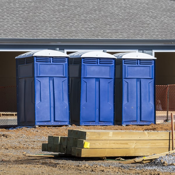 is there a specific order in which to place multiple porta potties in Eveline